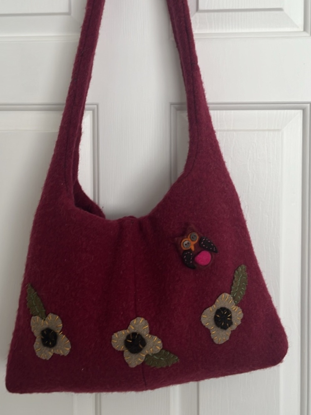 Felted Wool crossbody bag
